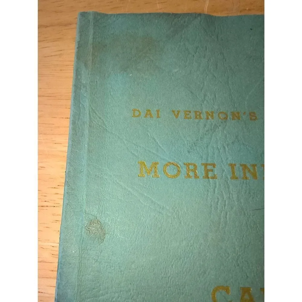 Dai Vernon’s More Inner Secrets Of Card Magic (Lewis Ganson) SEE IMAGES AND DESC
